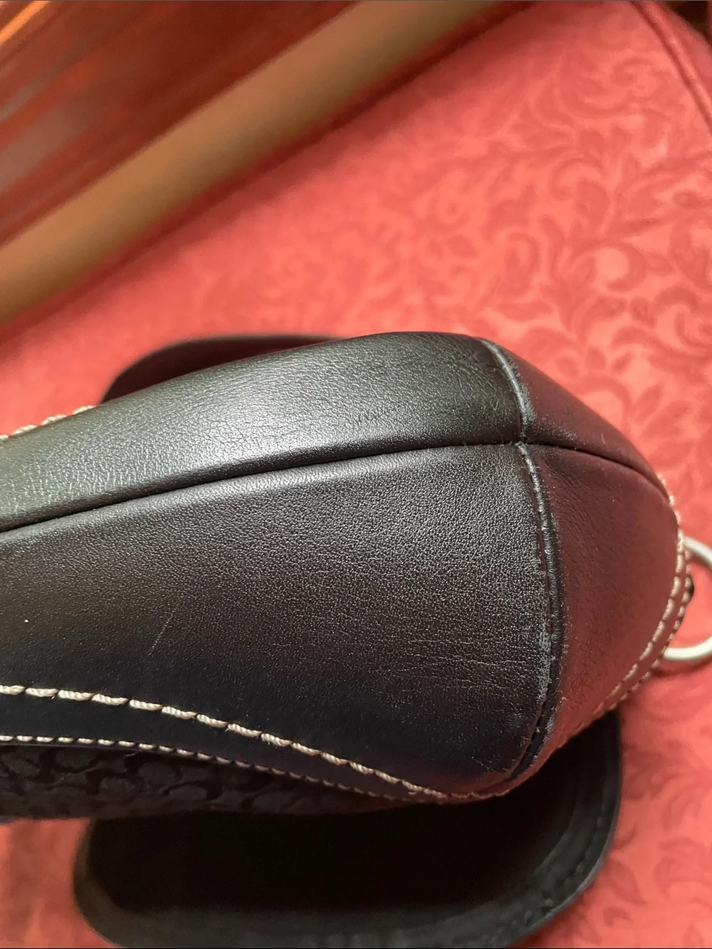 Coach SoHo Black leather and suede bag